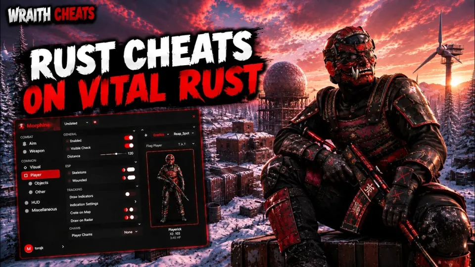 Best Rust Cheats on 800 pop Vital server ft.Wraith